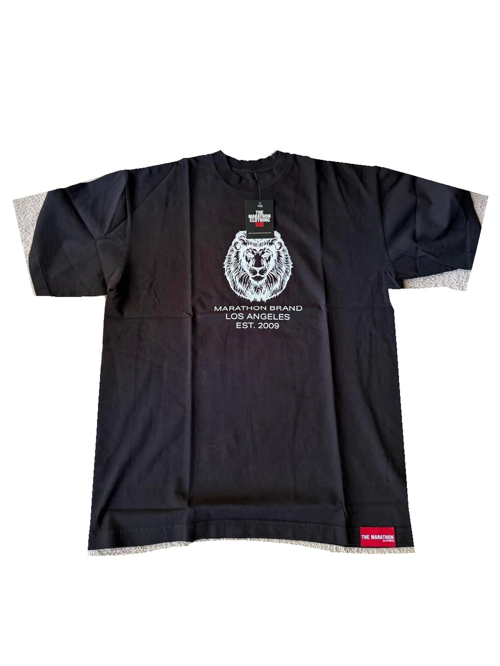 Lion Marathon Black T-Shirt